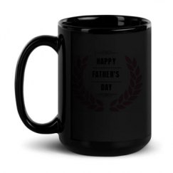 15oz Black Glossy Mug