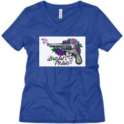 Ladies Relaxed Fit V-Neck Tee
