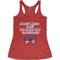 Ladies Slim Fit Super Soft Racerback Triblend Tank