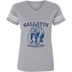 Ladies Relaxed Fit Vintage Sports Tee