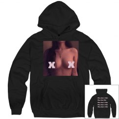 Men Aint Shit Black Hoodie