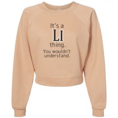 Women's Raglan Pullover Fleece