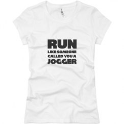 Ladies Slim Fit Basic Promo Jersey Tee