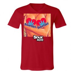 Unisex V-Neck Jersey Tee