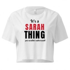 Ladies Festival Cali Crop Top Tee