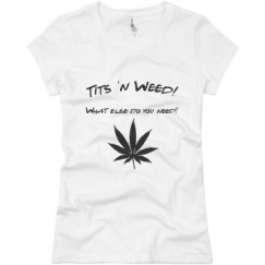 Ladies Slim Fit Basic Promo Jersey Tee