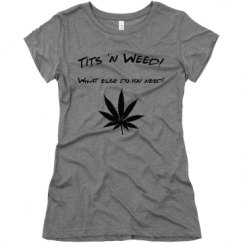 Ladies Slim Fit Super Soft Triblend Tee