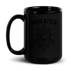 15oz Black Glossy Mug