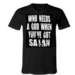 Unisex V-Neck Jersey Tee