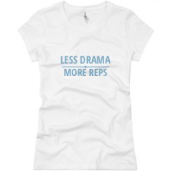 Ladies Slim Fit Basic Promo Jersey Tee