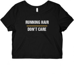 Ladies Slim Fit Crop Top Tee