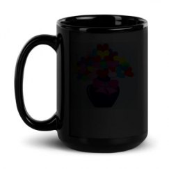 15oz Black Glossy Mug