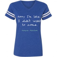 Sorry I'm Late Navy