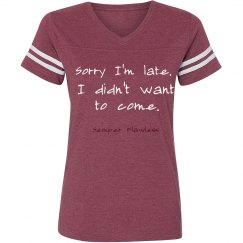Sorry I'm Late Pink