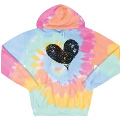 Unisex Tie-Dye Fleece Hoodie