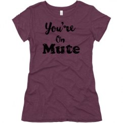 Ladies Slim Fit Super Soft Triblend Tee