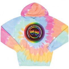 Unisex Tie-Dye Fleece Hoodie