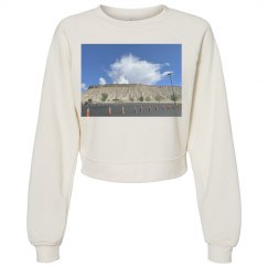 Eruption!!! Photo Lucy LaRue Fleece Sweatshirt