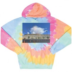 Unisex Tie-Dye Fleece Hoodie