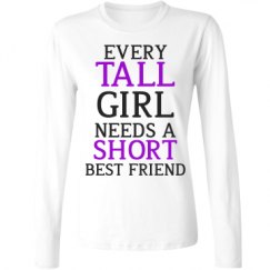 Ladies Relaxed Fit Basic Long Sleeve Tee