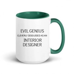 15oz Ceramic Mug with Color Inside