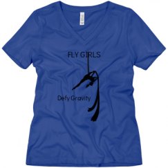Ladies Relaxed Fit V-Neck Tee