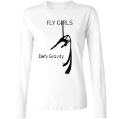 Ladies Relaxed Fit Basic Long Sleeve Tee