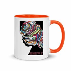 11oz Ceramic Mug with Color Inside