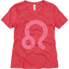 Ladies Relaxed Fit Super Soft Triblend V-Neck Tee