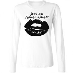 Ladies Relaxed Fit Basic Long Sleeve Tee