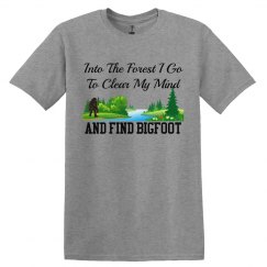 Into The Forest I Go Bigfoot Tee