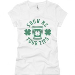 Ladies Slim Fit Basic Promo Jersey Tee