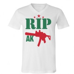 Unisex V-Neck Jersey Tee