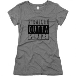 Ladies Slim Fit Super Soft Triblend Tee