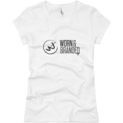 Ladies Slim Fit Basic Promo Jersey Tee