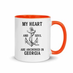 11oz Ceramic Mug with Color Inside