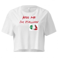 Ladies Festival Cali Crop Top Tee