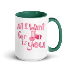 15oz Ceramic Mug with Color Inside
