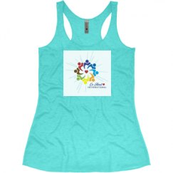 Ladies Slim Fit Super Soft Racerback Triblend Tank