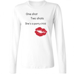 Ladies Relaxed Fit Basic Long Sleeve Tee