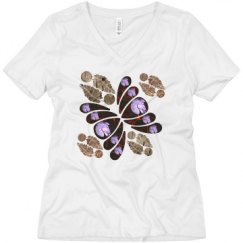Ladies Relaxed Fit V-Neck Tee