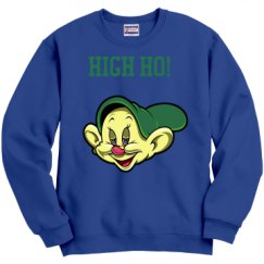 Unisex Film and Foil Crewneck Sweatshirt