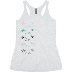 Ladies Slim Fit Super Soft Racerback Triblend Tank