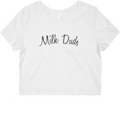 Ladies Slim Fit Crop Top Tee