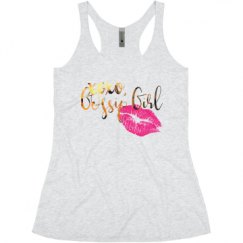 Ladies Slim Fit Super Soft Racerback Triblend Tank