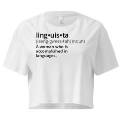 Ladies Festival Cali Crop Top Tee