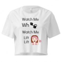 Ladies Festival Cali Crop Top Tee