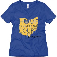 Ladies Relaxed Fit V-Neck Tee