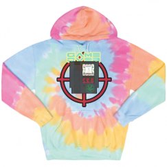 Unisex Tie-Dye Fleece Hoodie