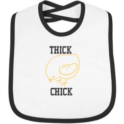 Infant Contrast Trim Bib